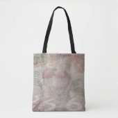 Decoupage USA Floral Collage Tasche (Vorderseite)