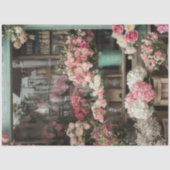 Decoupage Valentine Blume Shop Display Seidenpapier (Vorderseite)