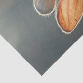 Decoupage Valentine Bunny Rabbits Kissing Seidenpapier (Ausschnitt)