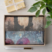 Decoupage Valentine Couple Sharing a Kiss Seidenpapier (Geschenk)