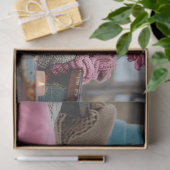 Decoupage Valentine Hochland Kuh Vintag Truck Seidenpapier (Geschenk)