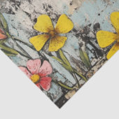 Decoupage Valentine Red Heart Checkered Muster Seidenpapier (Ausschnitt)