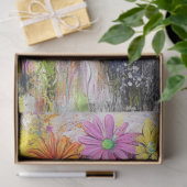 Decoupage Vibranly Abstrakte Kuh-Gesicht Seidenpapier (Geschenk)