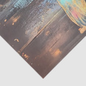 Decoupage Vibranly Dragonfly Blue Yellow Wings Seidenpapier (Ausschnitt)