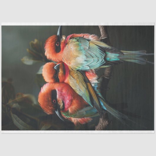 Decoupage Vibranred Seidenpapier (Vorderseite)