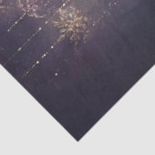 Decoupage Vibrant Lila Gold Weihnachtsbaum Seidenpapier (Ausschnitt)