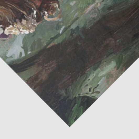 Decoupage Victorian Woman Romantic Scene Parasol Seidenpapier (Ausschnitt)