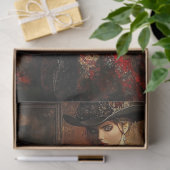 Decoupage Viktorianisch Dressed Lady Gunslinger Seidenpapier (Geschenk)