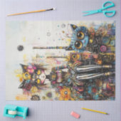 Decoupage Viktorianisch-era Mode Futuristic Boho2 Seidenpapier (Basteln)