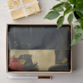 Decoupage Viktorianisch Gothic Skeleton Wedding Da Seidenpapier (Geschenk)