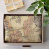 Decoupage, Viktorianische Biene, elegante Bienen & Seidenpapier (Geschenk)