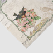 Decoupage Vintag Floral Ephemere Antikes Französis Seidenpapier (Ausschnitt)