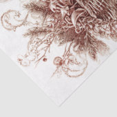 Decoupage Vintag Santa Painterly Red Seidenpapier (Ausschnitt)