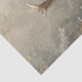 Decoupage Vintag Santa Rudolph Winter Szene Seidenpapier (Ausschnitt)