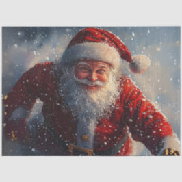 Decoupage Vintag Santa Saint Nick Seidenpapier