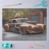 Decoupage Vintag Steampunk Kupfer Car Seidenpapier (Basteln)
