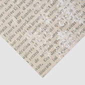 Decoupage, Vintag White Damask Seidenpapier (Detail)