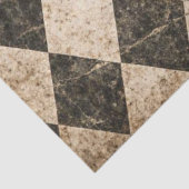 Decoupage Vintage Distressed Harlequin Wonderland Seidenpapier (Ausschnitt)