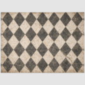 Decoupage Vintage Distressed Harlequin Wonderland Seidenpapier (Vorderseite)