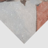 Decoupage Vintage Poster Christmas Santa & Horse Seidenpapier (Ausschnitt)