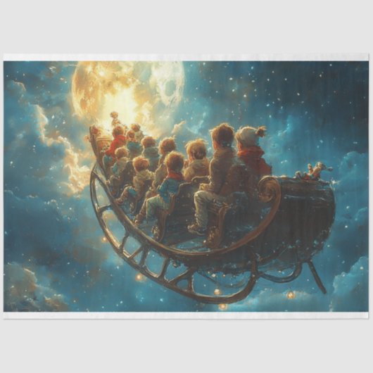 Decoupage Vintage Seidenpapier (Vorderseite)