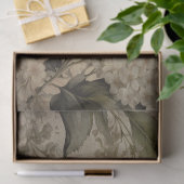 Decoupage von White Lacey Blume Seidenpapier (Geschenk)