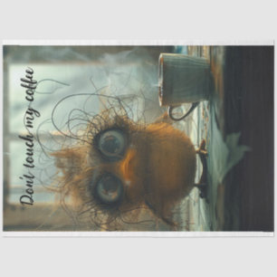 Decoupage Wackadoodle Touch meinen Kaffeebird nich Seidenpapier