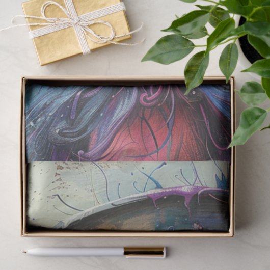 Decoupage Wackadoodle Urban Bird Seidenpapier (Geschenk)