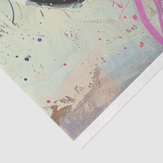 Decoupage Wackadoodle Urban Bird Seidenpapier (Ausschnitt)