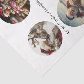 Decoupage-Weihnachtsdesigns für Schneekugel 3,5" Seidenpapier (Ausschnitt)