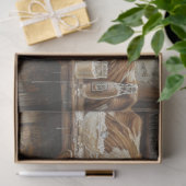 Decoupage Western Bar mit Kühen in Salon Seidenpapier (Geschenk)