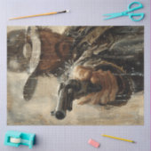 Decoupage Western Classic Cowboy Gunfighter Seidenpapier (Basteln)