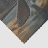 Decoupage Western Cowgirl Sheriff 2 Waffen Seidenpapier (Ausschnitt)