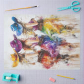 Decoupage Western Cowgirls Vibrangs Colors Dancing Seidenpapier (Basteln)