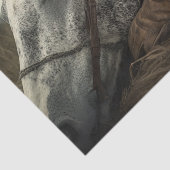 Decoupage Western Lifestyle Cowboy Hornapping Seidenpapier (Detail)