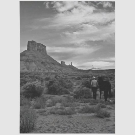 Decoupage Western Solitude Lisa Chappell Seidenpapier (Vorderseite)