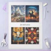 Decoupage Western & Tribal 8x10 Canvas Designs Seidenpapier (Basteln)