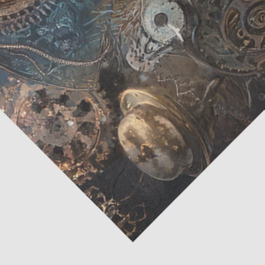 Decoupage Whimsical Alice Wonderland Rabbits Seidenpapier (Ausschnitt)