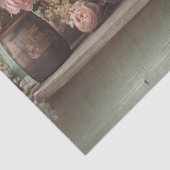 Decoupage Whimsical Aquamarin Highland und Calf Bl Seidenpapier (Ausschnitt)