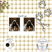 Decoupage Whimsical Bear Cub Toilet Paper Bathroom Seidenpapier