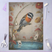 Decoupage Whimsical Bird Seidenpapier (Basteln)