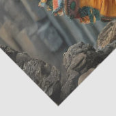 Decoupage Whimsical Boho Standard Poodle Dress Seidenpapier (Ausschnitt)