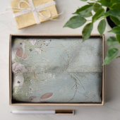 Decoupage Whimsical Carriage Rabbit Easter Scene Seidenpapier (Geschenk)