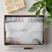 Decoupage Whimsical Cats Fits 8 x 10 Canvas Seidenpapier (Geschenk)