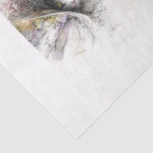 Decoupage Whimsical Cats Fits 8 x 10 Canvas Seidenpapier (Ausschnitt)