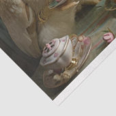 Decoupage Whimsical Chicken Chickadees Tee Party Seidenpapier (Ausschnitt)