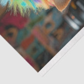 Decoupage Whimsical Chihuahua Patchwork in Salon Seidenpapier (Ausschnitt)