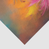 Decoupage Whimsical Cockatoos Bright Feathers Seidenpapier (Ausschnitt)