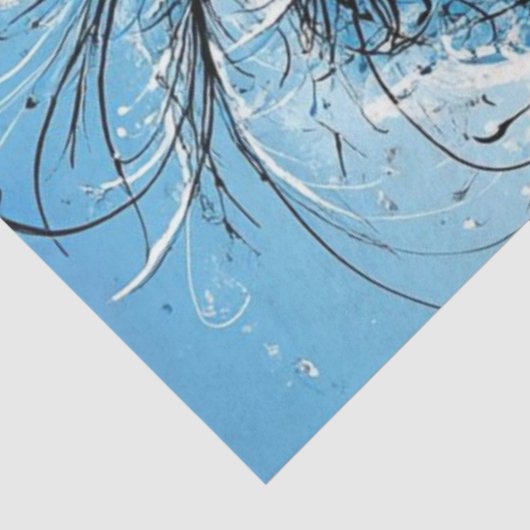 Decoupage Whimsical Drahthaar Wackadoodle Ostrich Seidenpapier (Ausschnitt)