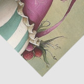 Decoupage Whimsical Easter Striped Bunny Boots Seidenpapier (Ausschnitt)